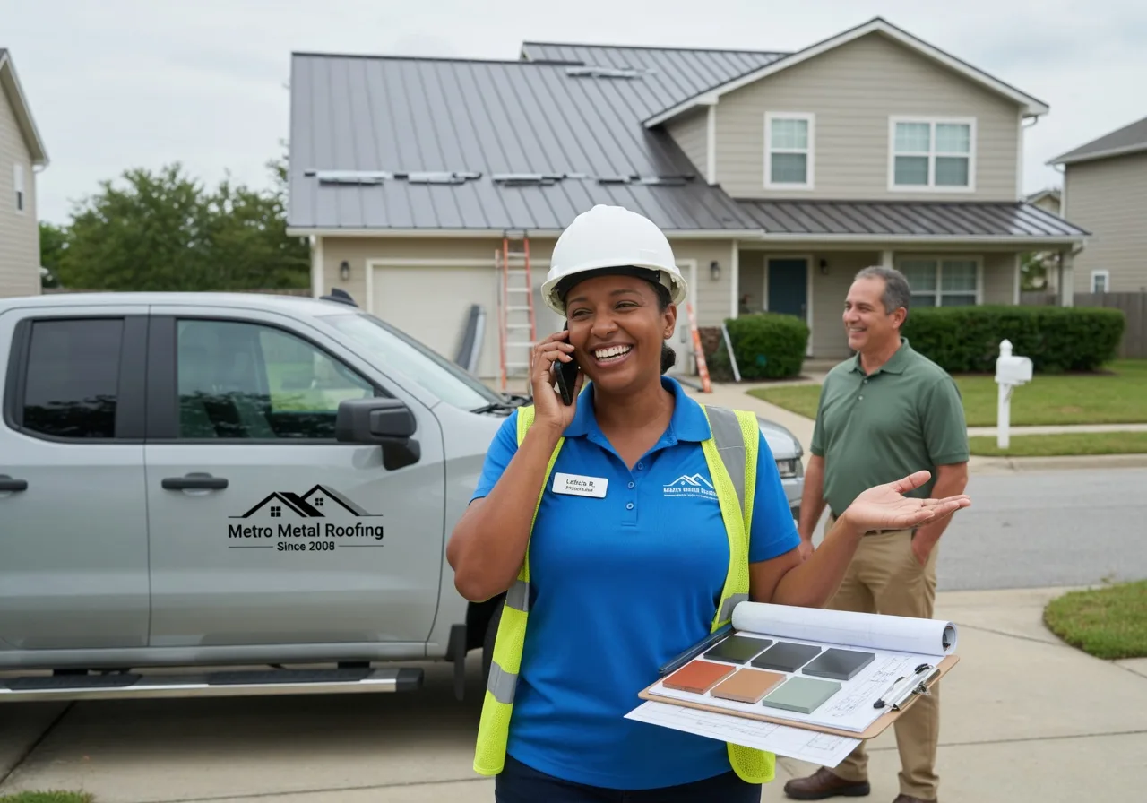 Storm Damage Metal Roof Repair in Sweet Home, TX